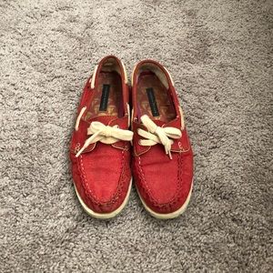 Tommy Hilfiger classical old school red shoes